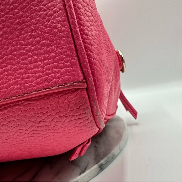 Kate Spade Pink Pebble Leather Boxy Handbag‎ - Picture 14 of 16